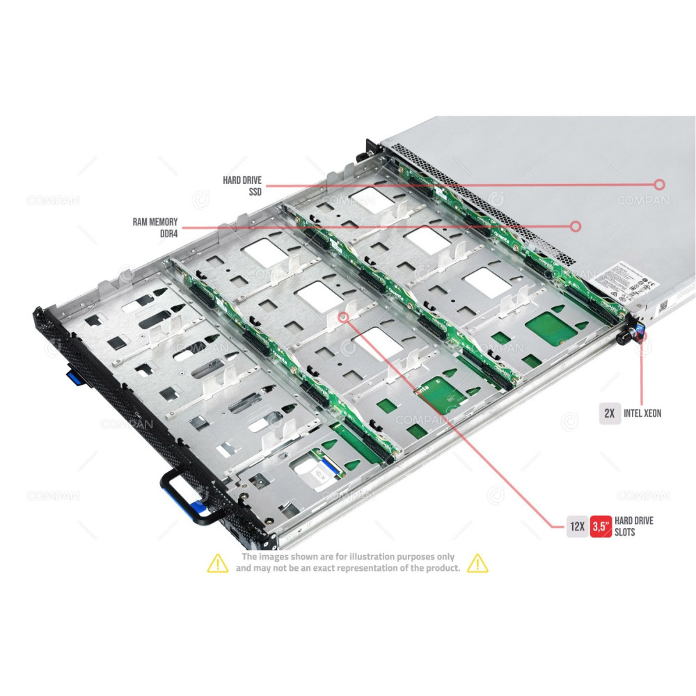 QUANTA Grid D51PH-1ULH 12LFF 4SFF 2x Xeon E5-2680 V3 256 GB RAM 1x 32GB SATA DOM